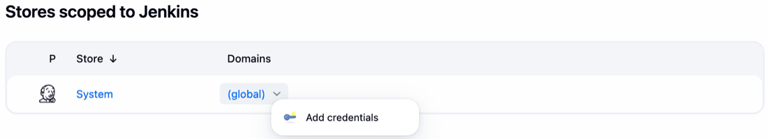 Add credentials option.